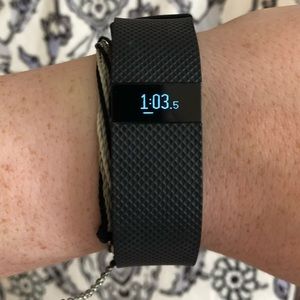 Black Fitbit charge HR